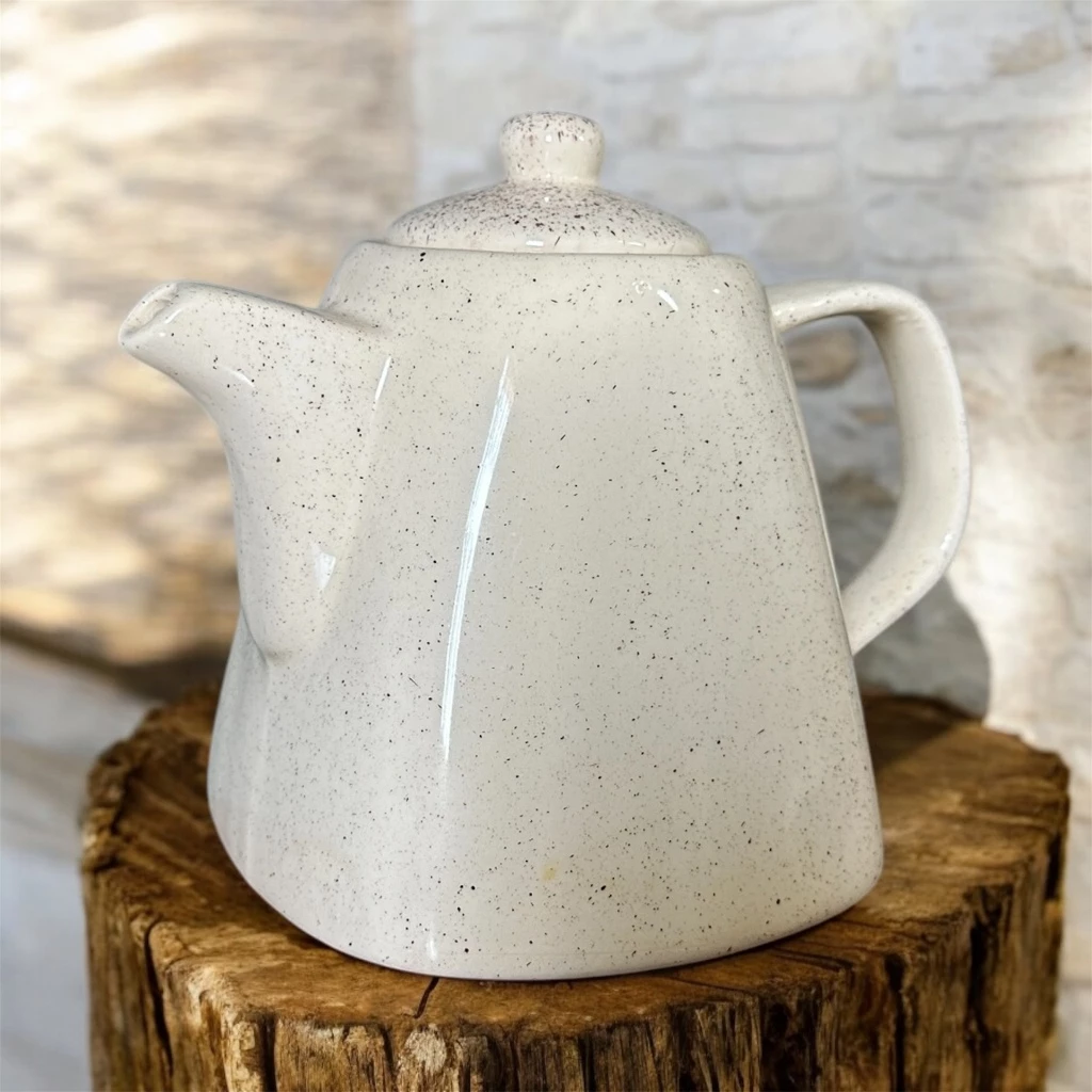 Chaleira Para Servir Chá Café e Água 1 Litro Feito de Cerâmica