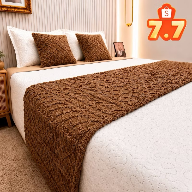 Kit Peseira Para Cama 3 Peças 2 Capas de Almofadas Decorativa Flannel Fofin